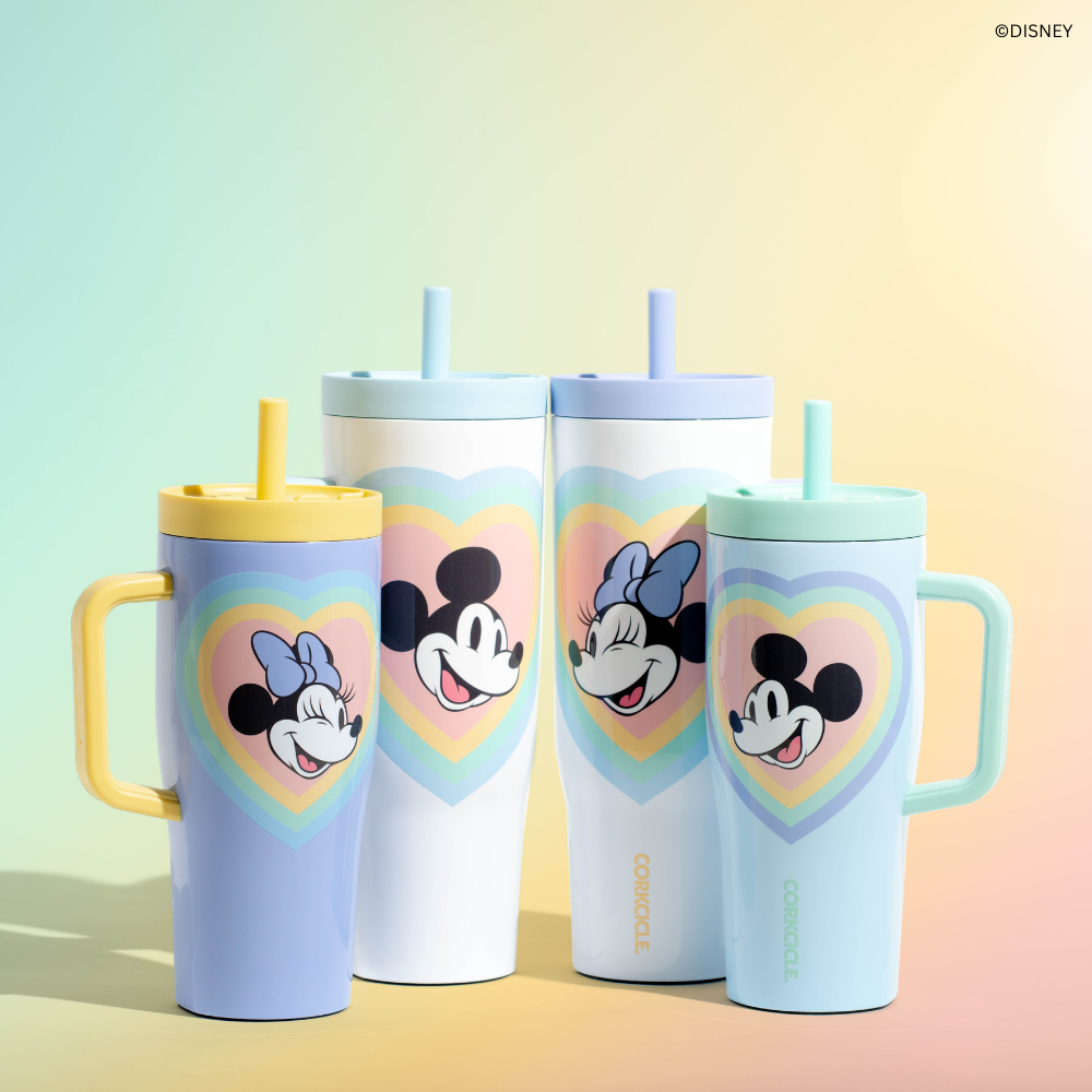 Mickey & Minnie Mouse Retro Rainbow Leakproof Cruiser